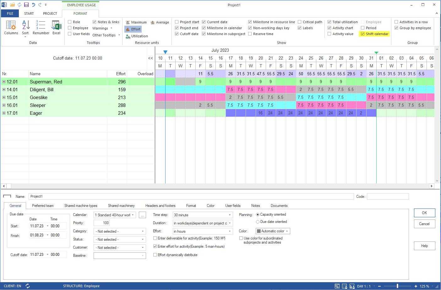 Employee Shift Scheduling